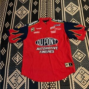 NASCAR pit crew shirt, Jeff Gordon, rainbow Warriors, top-of-the-line size L